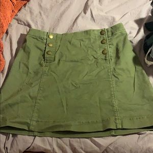 high waisted abercrombie and fitch skirt w/ button